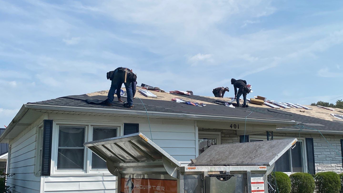 Residential Roofing Installation using GAF Timberline HDZ Charcoal by Nitro Roofing and Construction