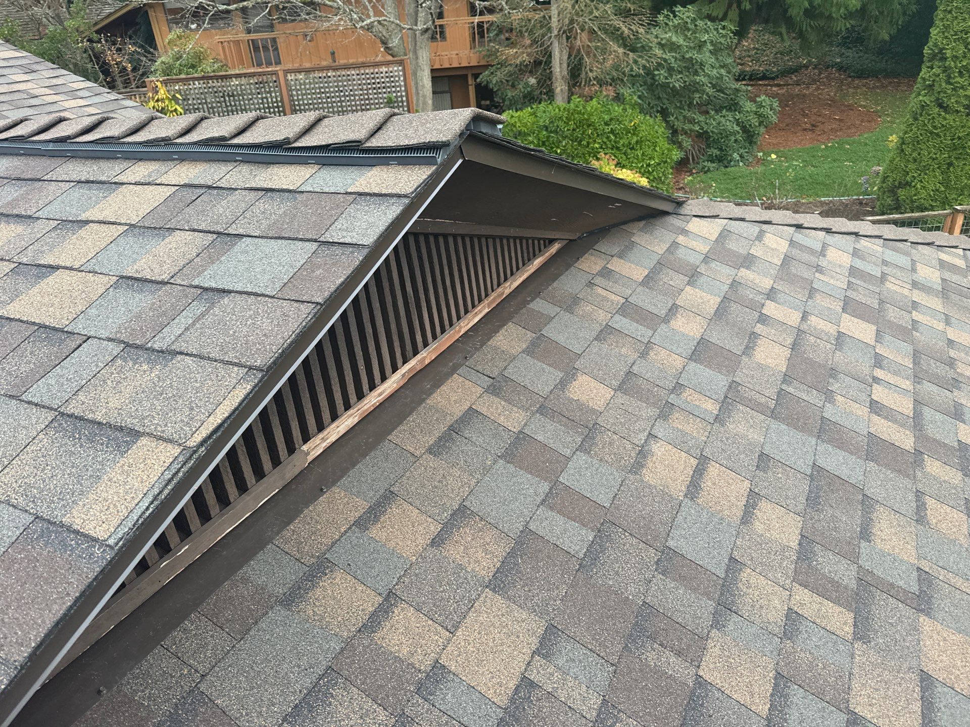 Shake to Asphalt Project in Normandy Park by Roof Smart