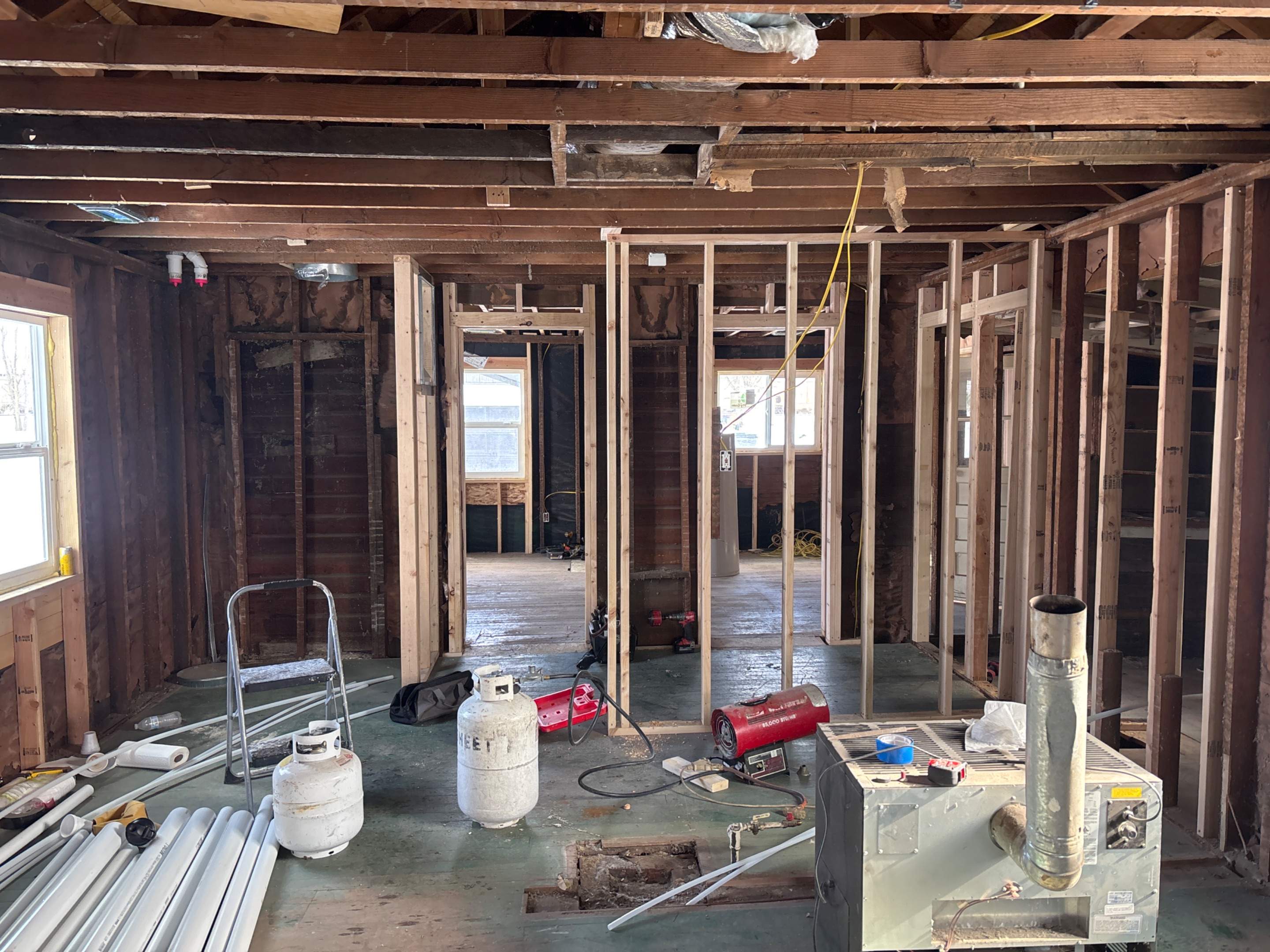 Whole-Home Plumbing Rough-In During Remode