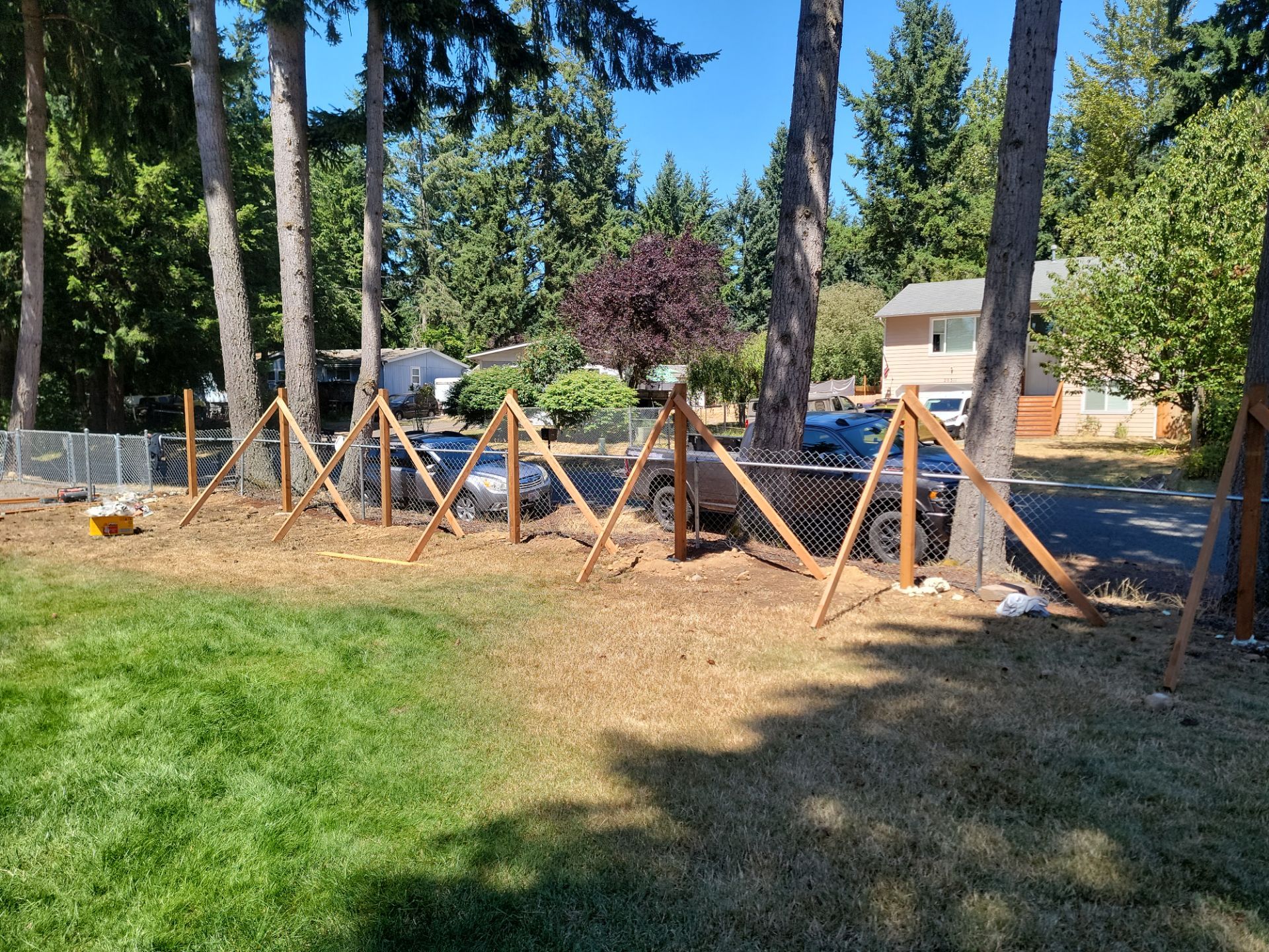 6 ft privacy fence by Long Range Customs LLC