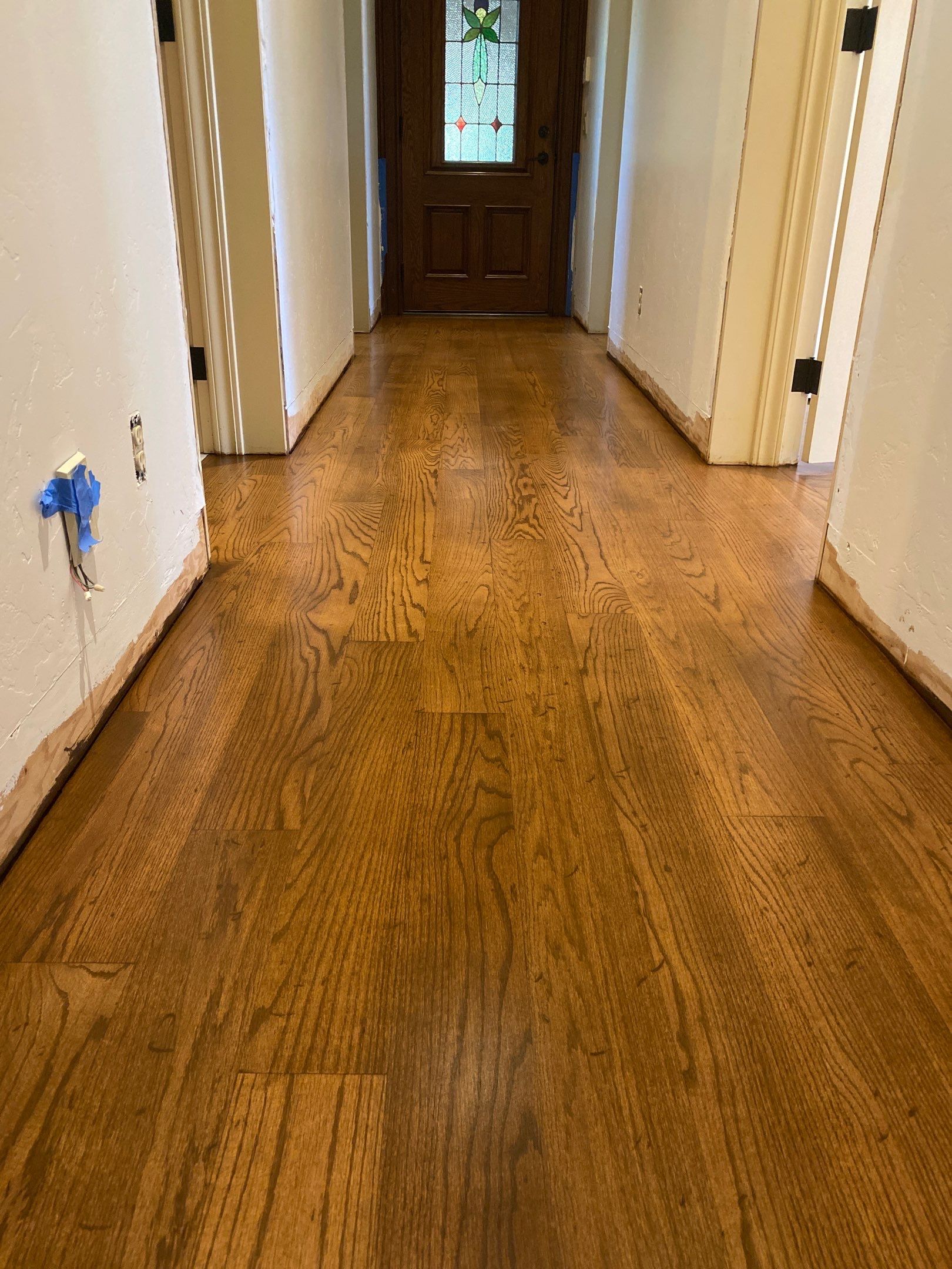 Flood damaged floor repair by Footprints Floors South Sacramento