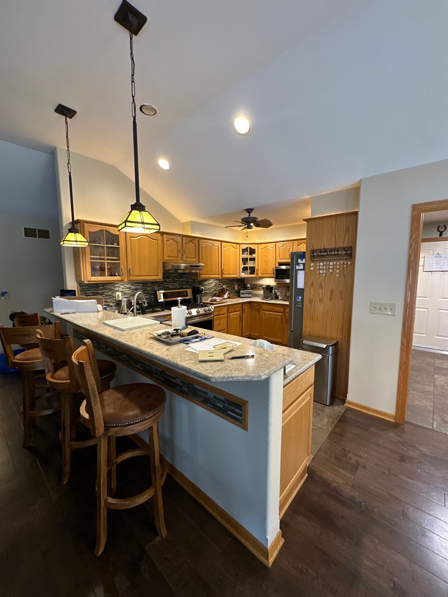 Interior Painting and Color Refresh for Dousman Residence by OCS Contracting Services