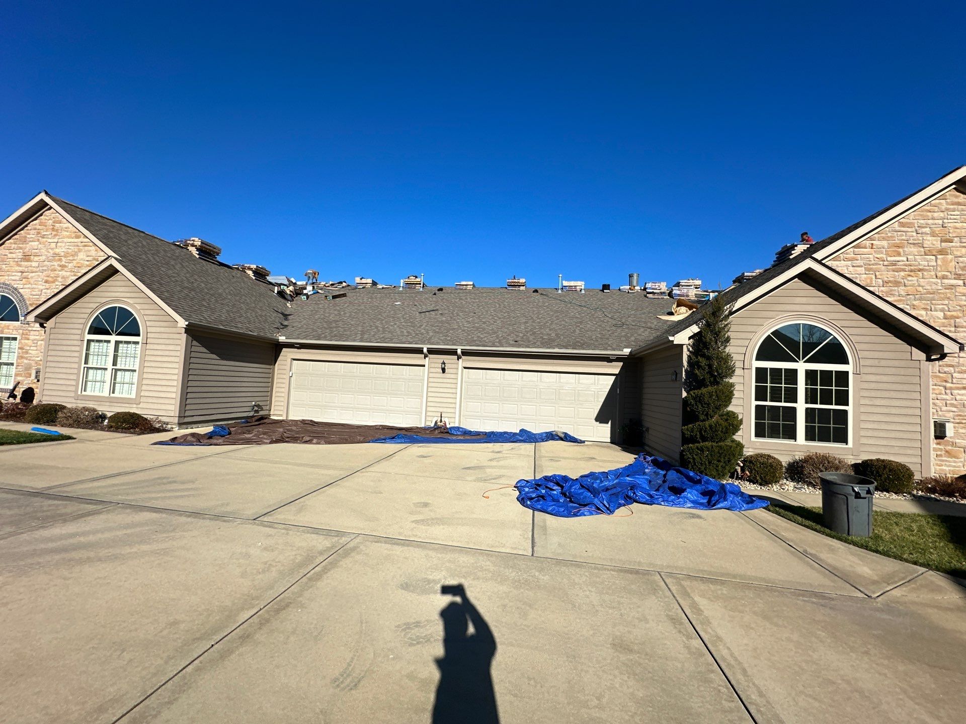 Installation of New Roof by H&F Exteriors