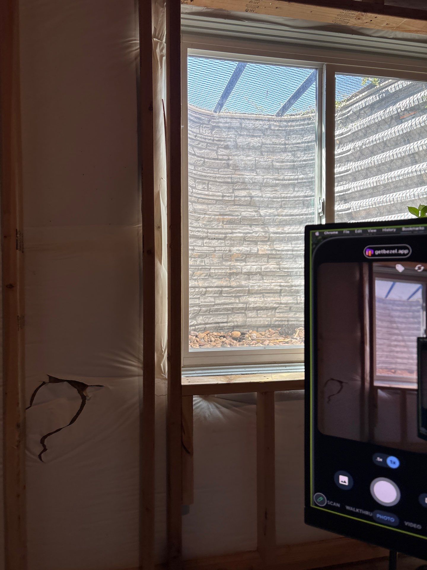 Basement Window Installation and Wall Framing in Wellington by CompanyCam Sales Demo