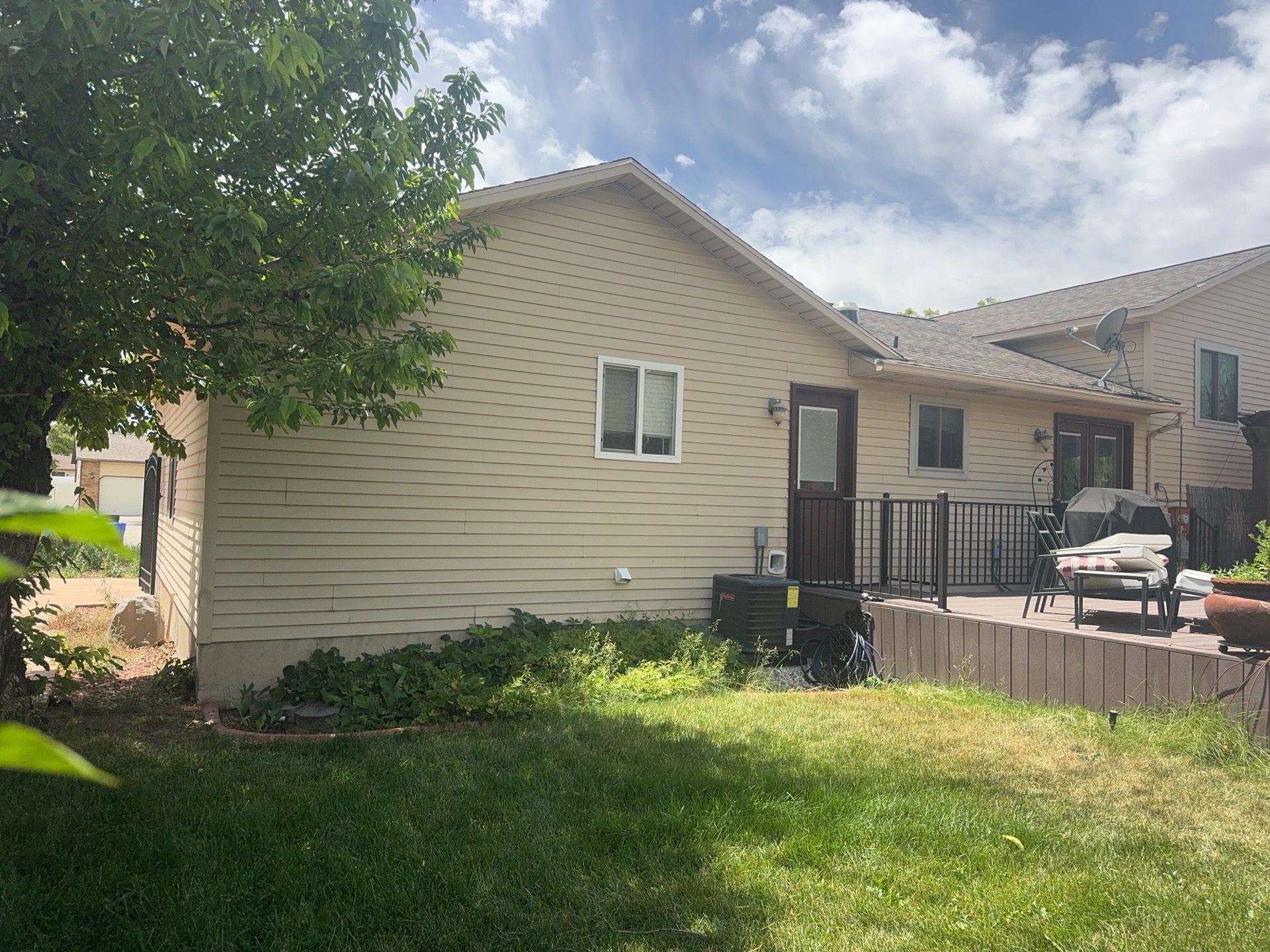 West Jordan | Hardie Lap Siding w/ Brick Accent | Boothbay Blue & Cobble Stone by Ideal Siding Utah