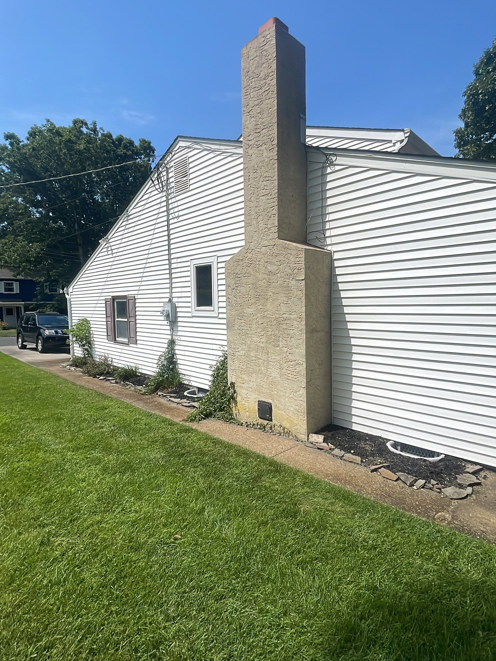 Fire Place Wash & House Wash by SJ Exterior