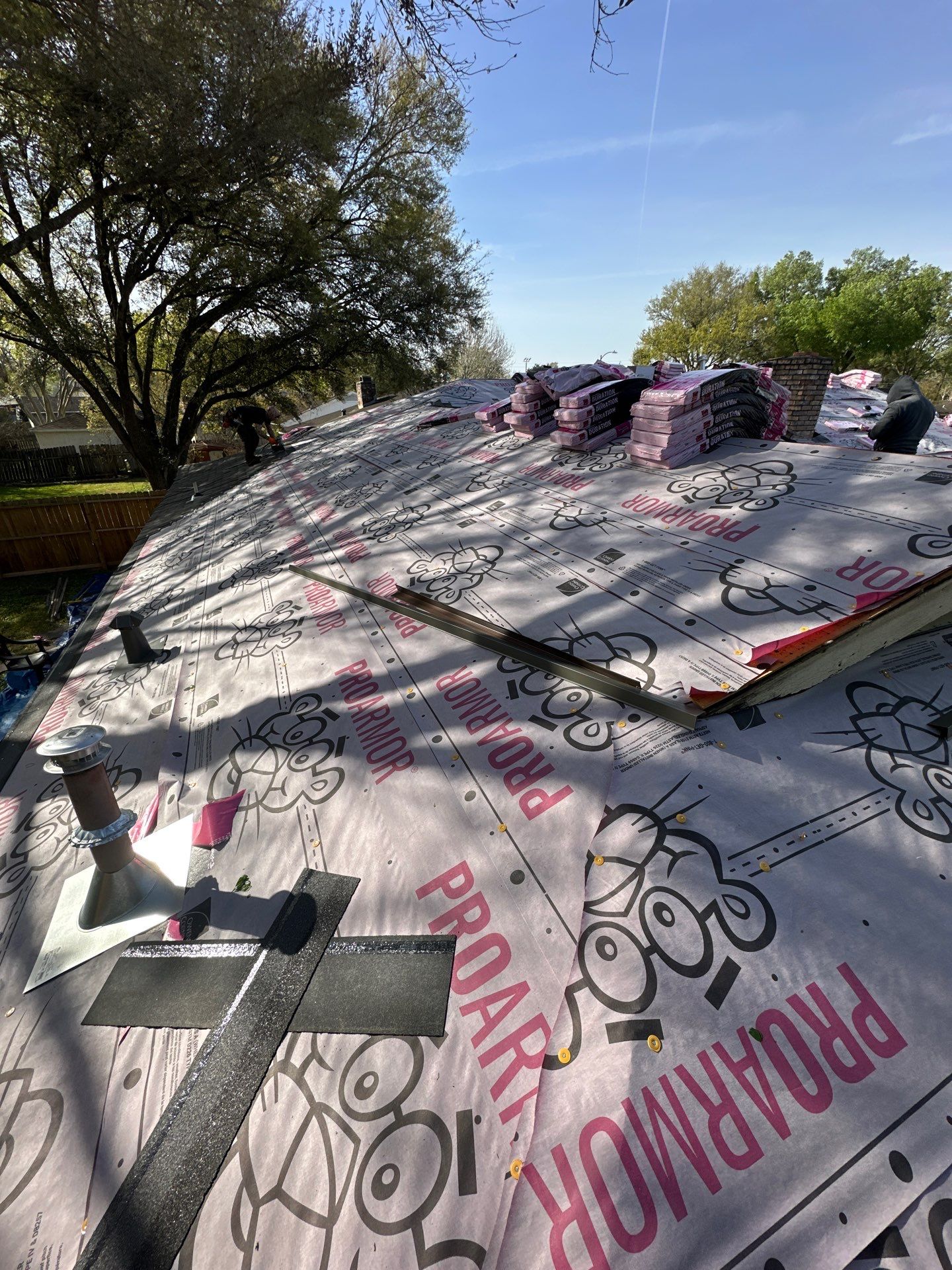 Project in Houston by Motion Roofing