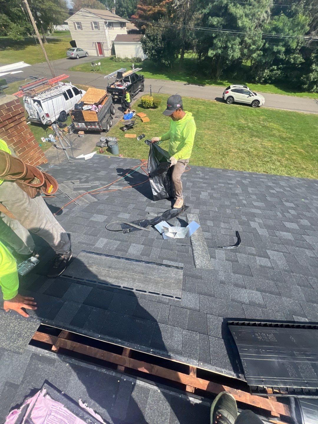Onyx Black Shingles by Reimagine Roofing