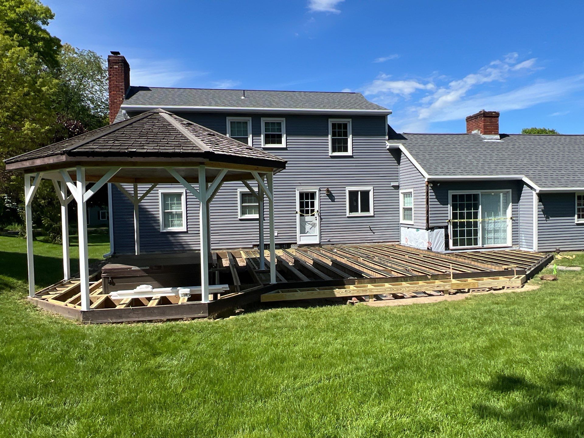 Deck Repair using Trex Select Decking by Chagnon Building & Remodeling LLC