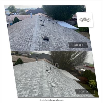 Residential Roofing Installation using IKO Dynasty (Color: Frostone Grey)