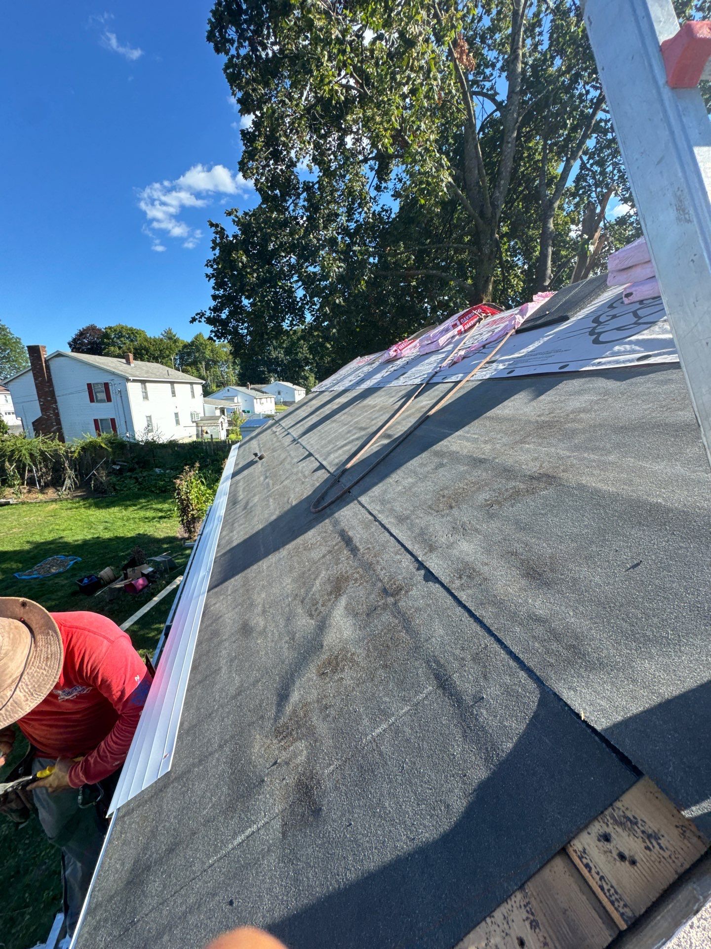 Garage Roof Replacement & Trim Repair by Mighty Dog Roofing of Greater Middlesex County