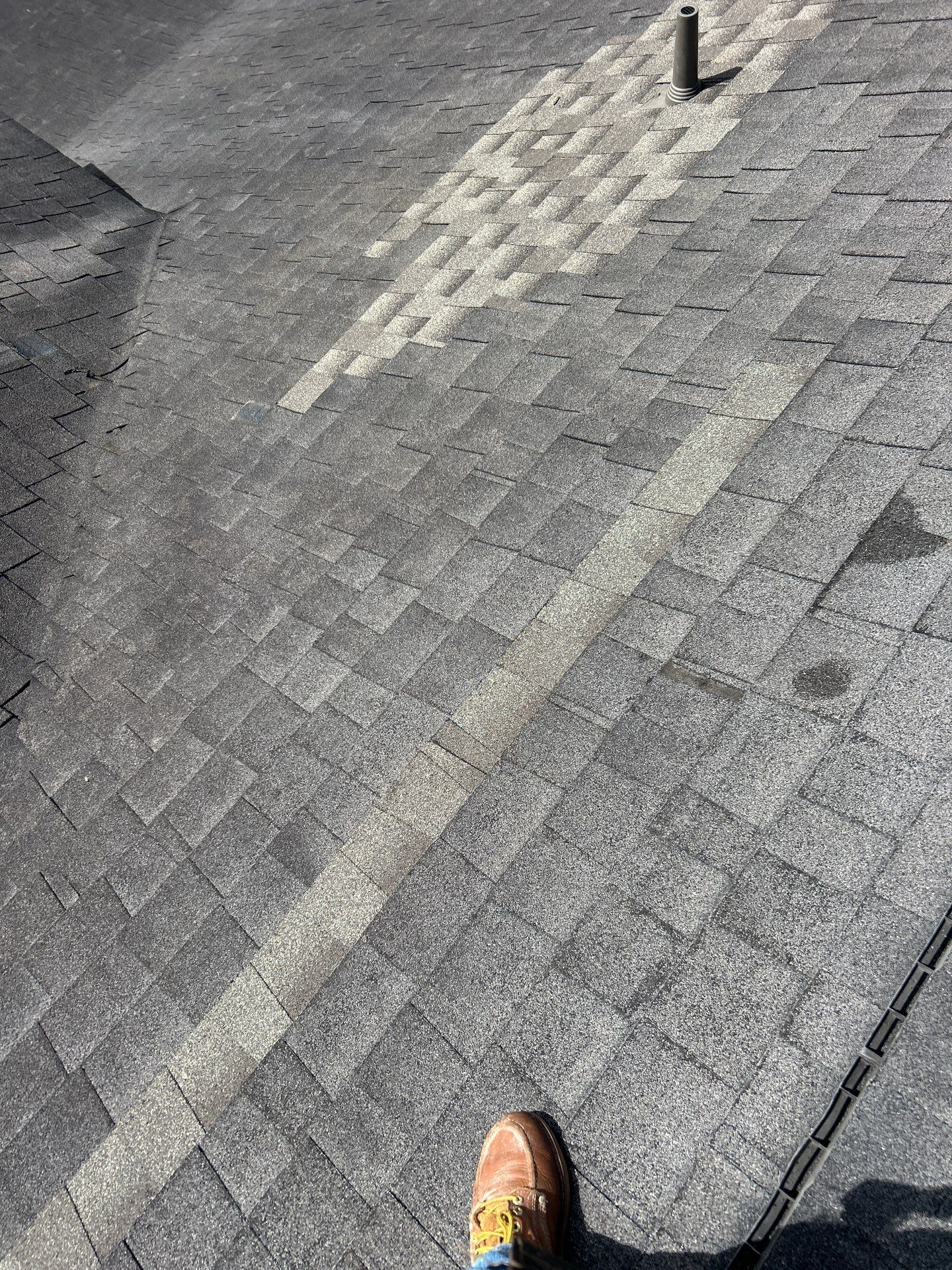 Hail Damage using Owen's Corning Duration (Lifetime) Shingles by Roof Repair Company