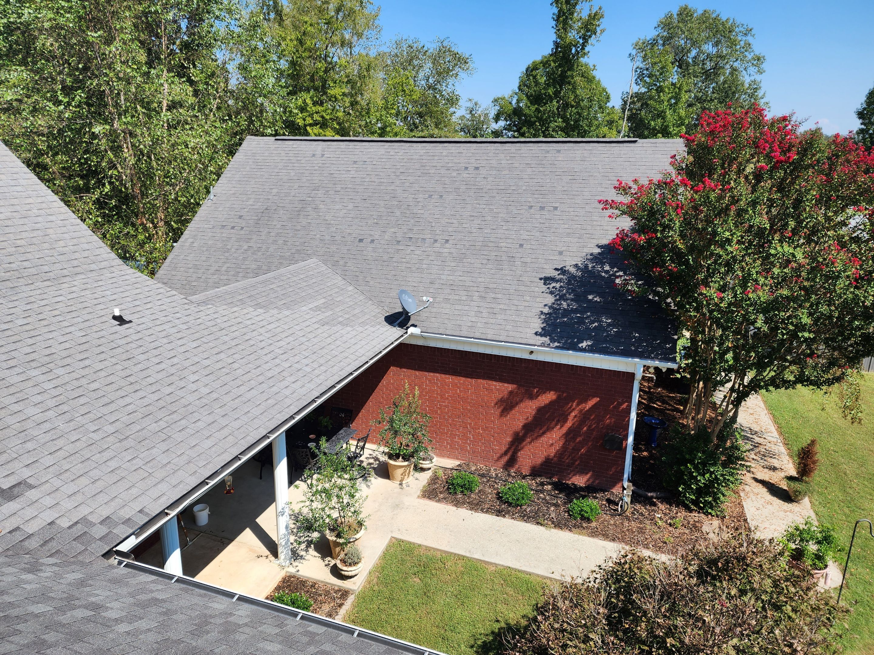 Residential Roofing Repair using CertainTeed XT25: Moire Black by Hostetler Roofing