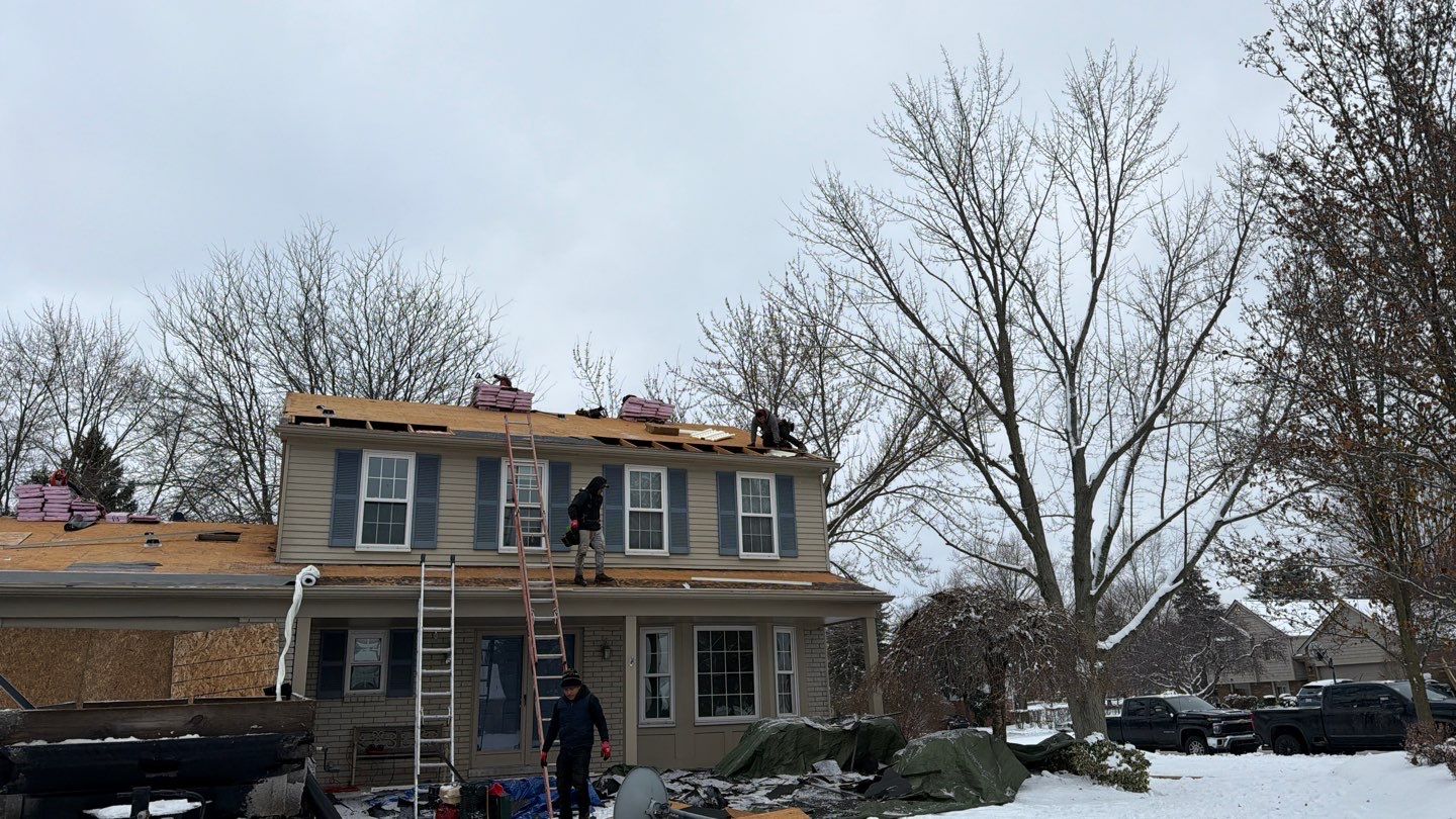 Roof Replacement using Owens Corning Driftwood by 180 Contractors