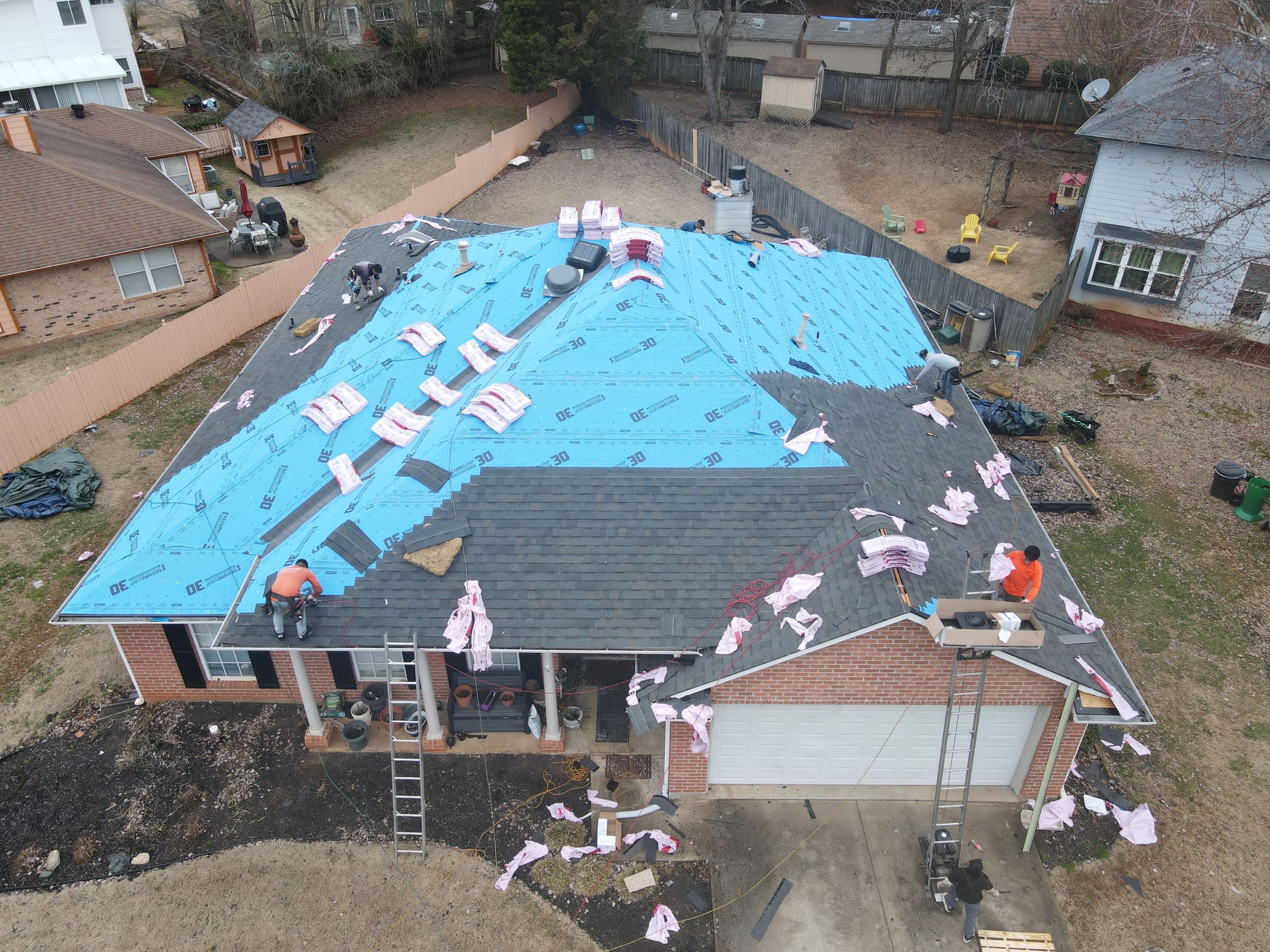 Residential Roofing Installation using Owens Corning by Inspector Roofing and Restoration