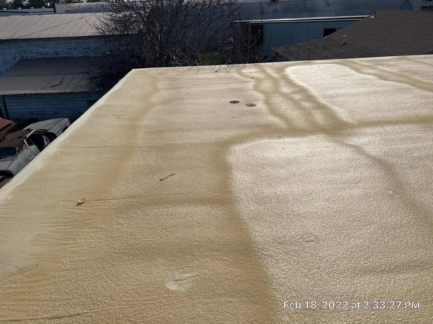 Spray foam and coatings using Conklin Benchmark/PUMA XL coatings and spray foam by Straight Edge Roofing Inc