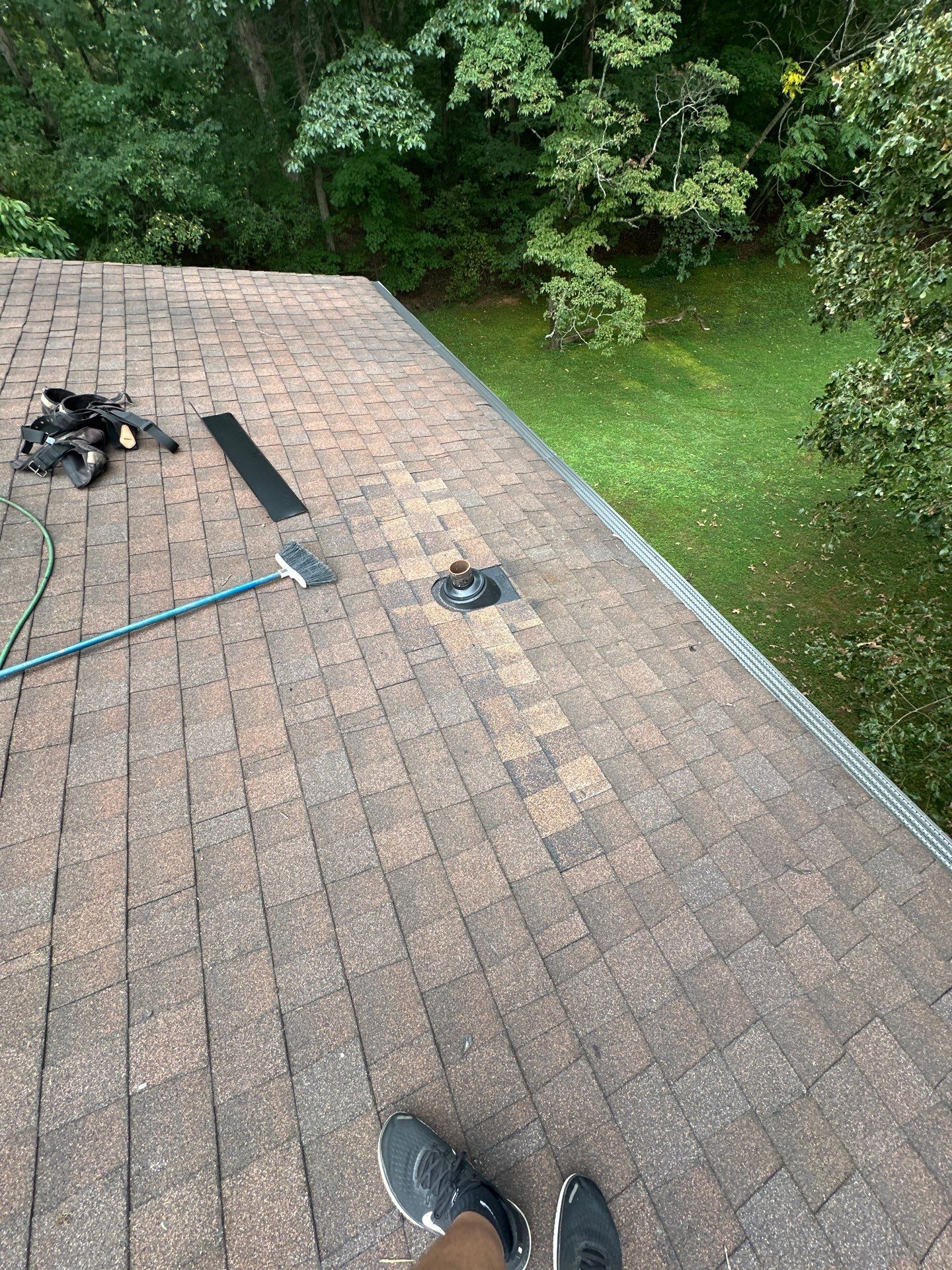 Chimney Flashing & New Gutter Guards by Peak 2 Peak Services LLC
