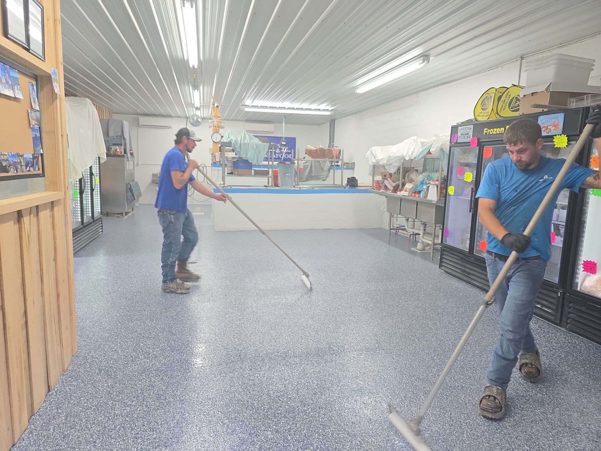 Interior, exterior, your home, or your business…We’ve got you covered! 🙌 by Deese Elite Concrete Coatings