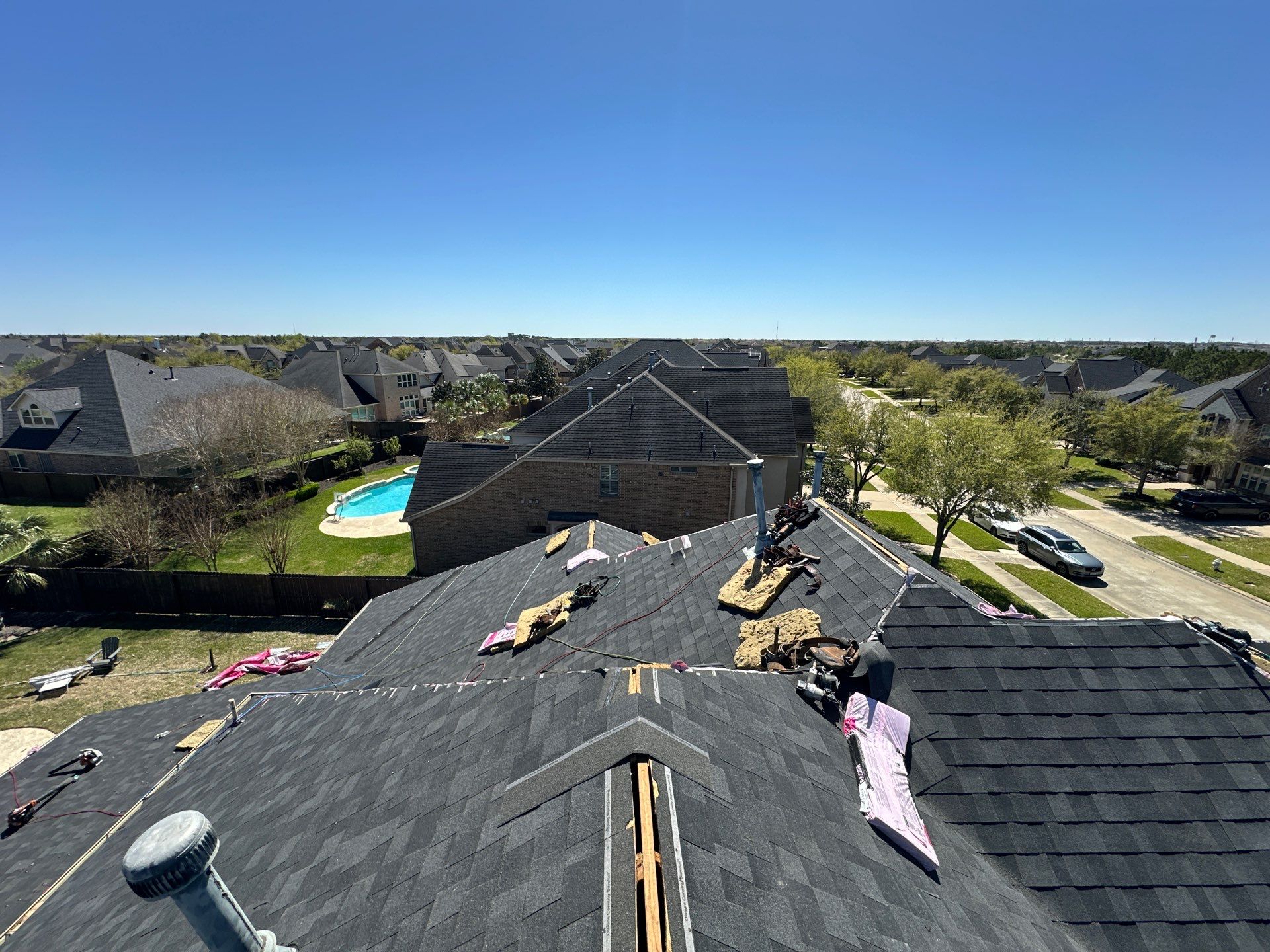 Project in Fulshear by Motion Roofing