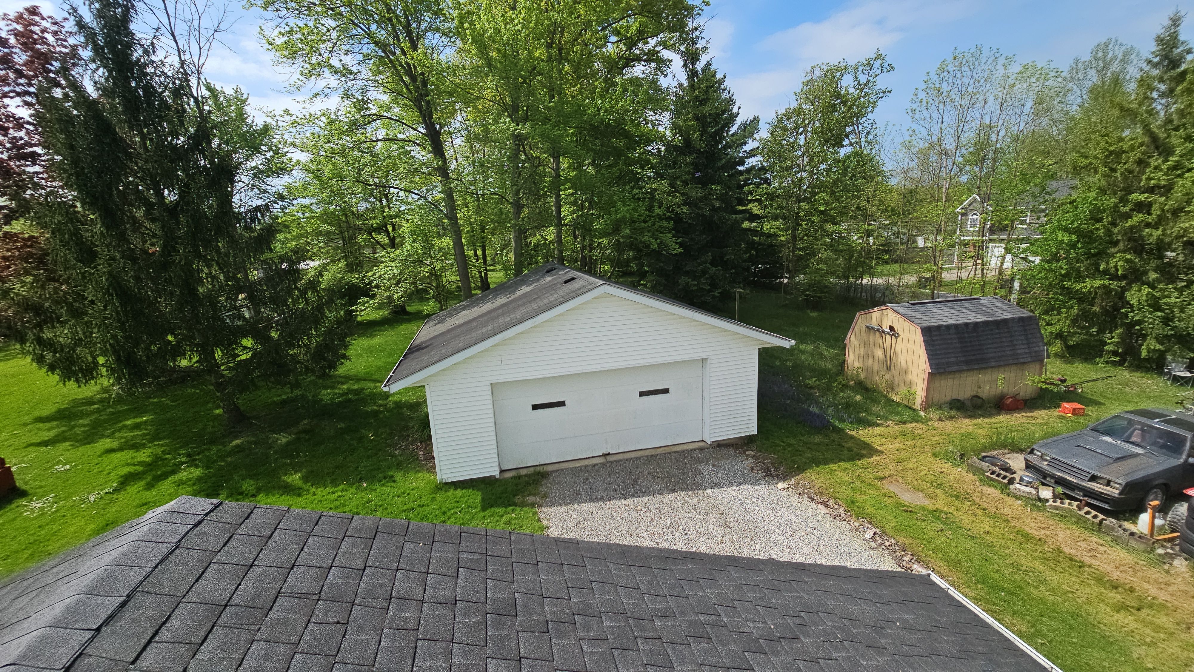 Atlas Pinnacle, Color, Coastal Granite, Drip Edge, Color, Birch White by Eagle Eye Roofing