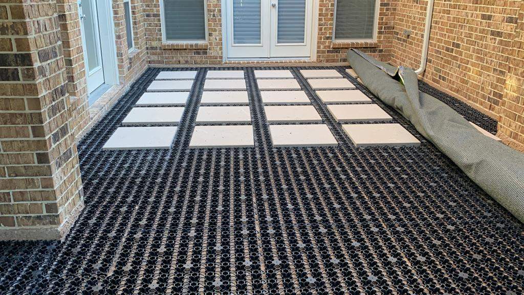 Ruby — Artificial Turf Upgrade & New Drainage System by Texas Urban Elements