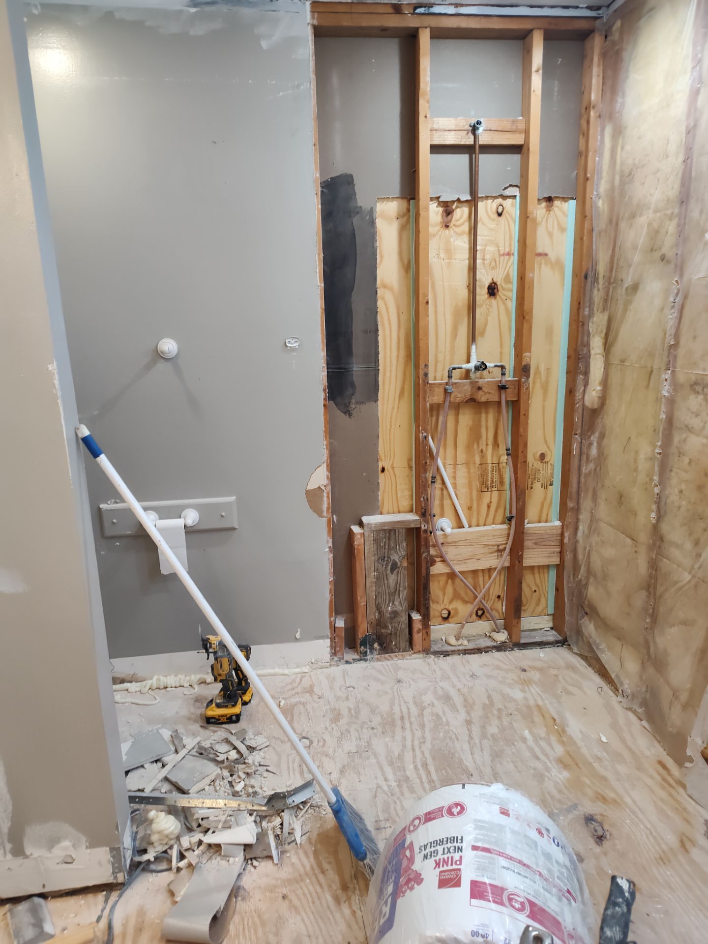 Bathroom repair and remodel by Cornerstone Home Builders, LLC