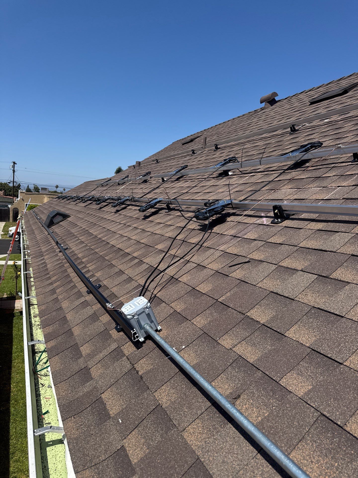 16-Panel Residential Solar System Installation in Los Angeles by AWS Solar