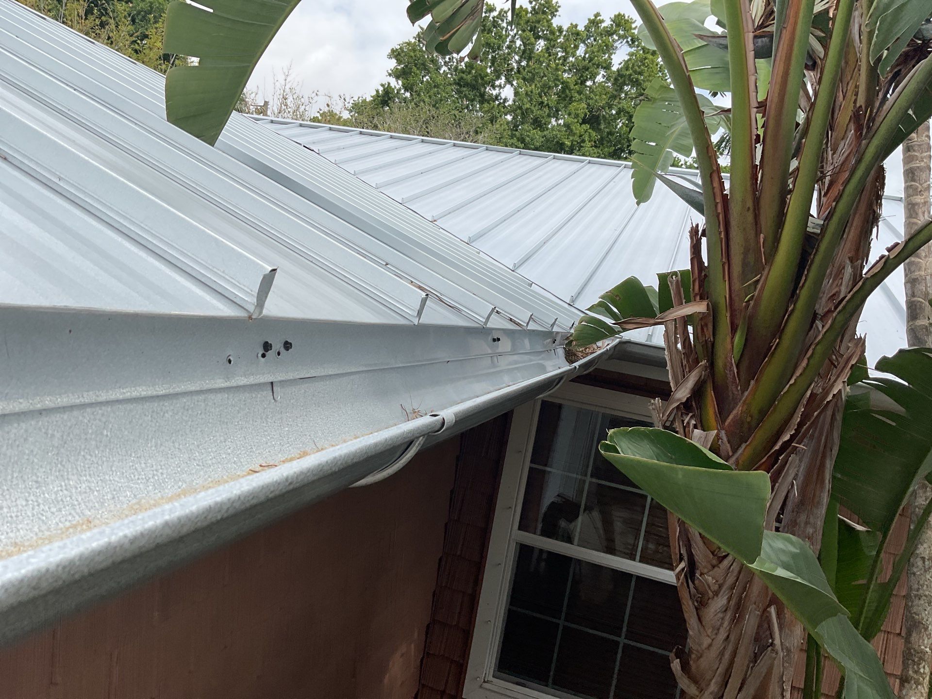 Half-Round Aluminum Gutters in North Fort Myers FL by Gutter Professors