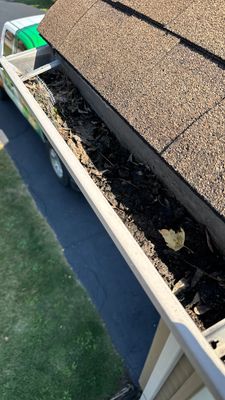 Completed gutter protection installation in St. Charles, IL 60175