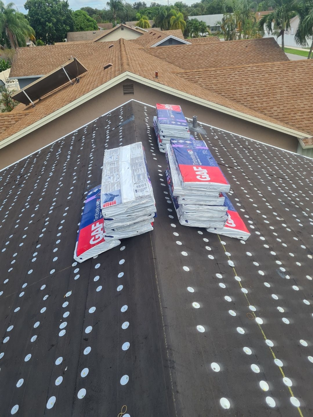 Residential Roofing Installation using GAF by BLUES BROTHERS ROOFING