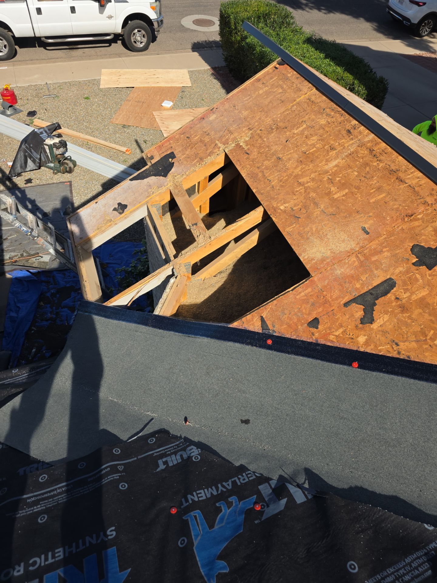 Residential Roof Install using GAF by Weather-Tite Roofing