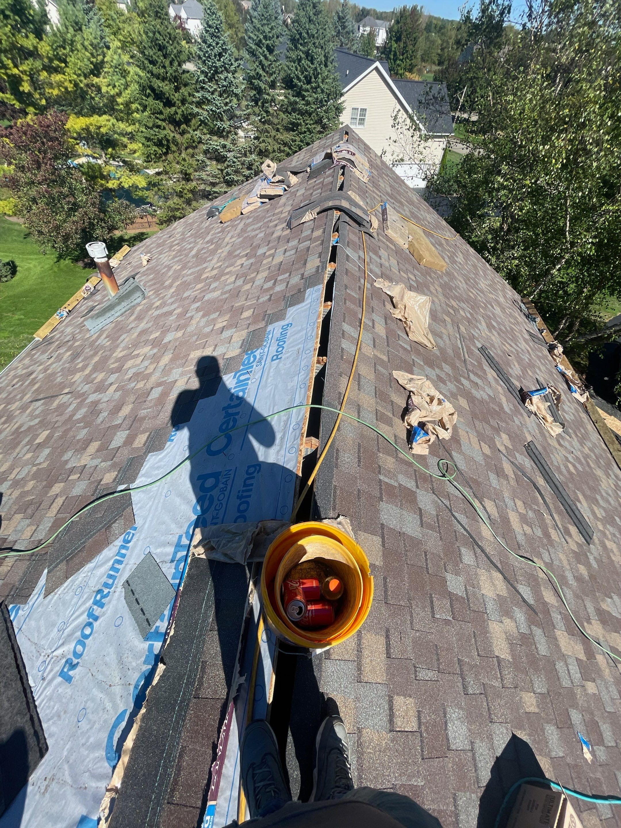 Roof Replacement using CertainTeed Landmark Pro by 180 Contractors