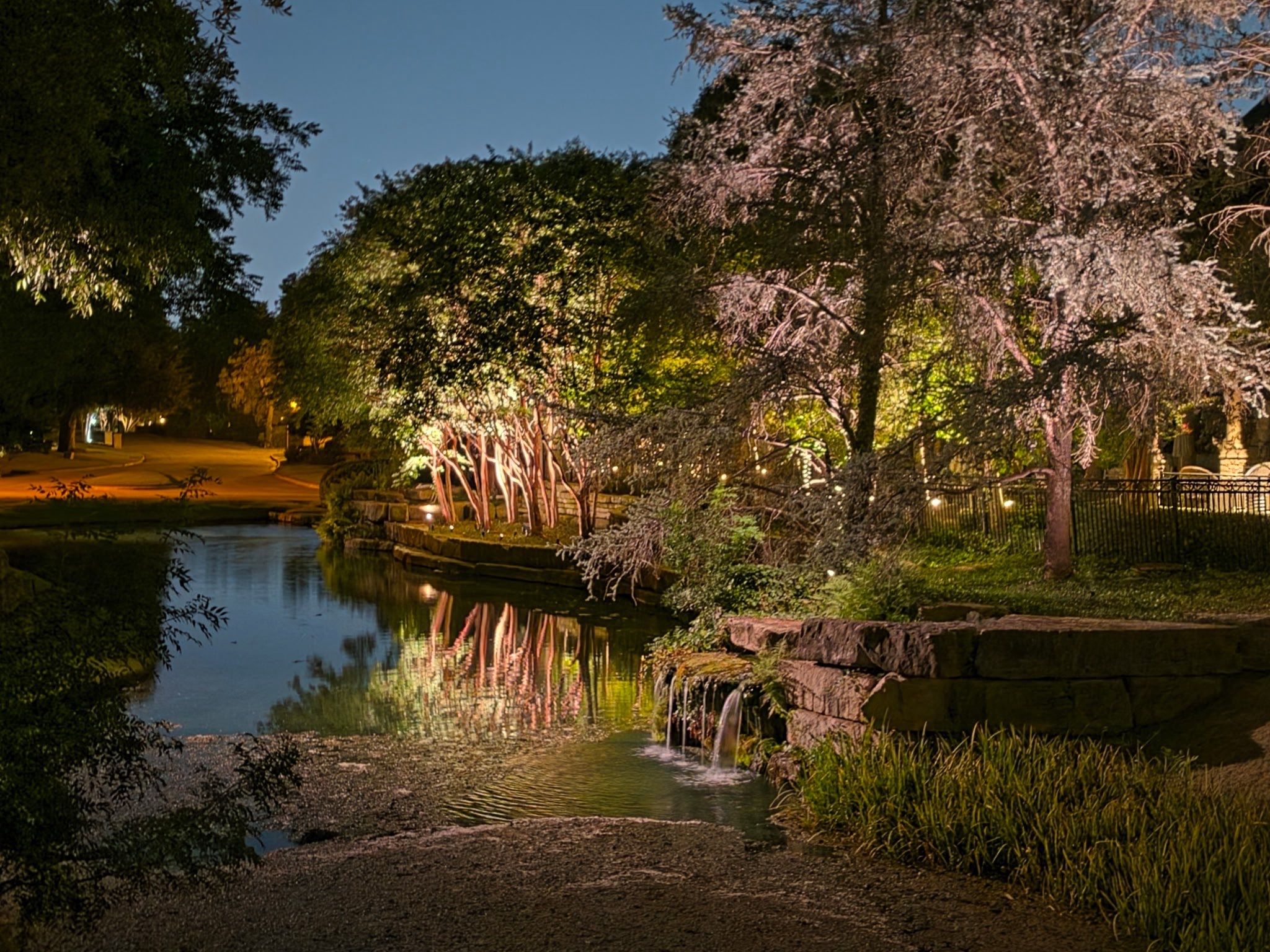 Glen Abbey HOA Park in Dallas by Outdoor Lights + Shades