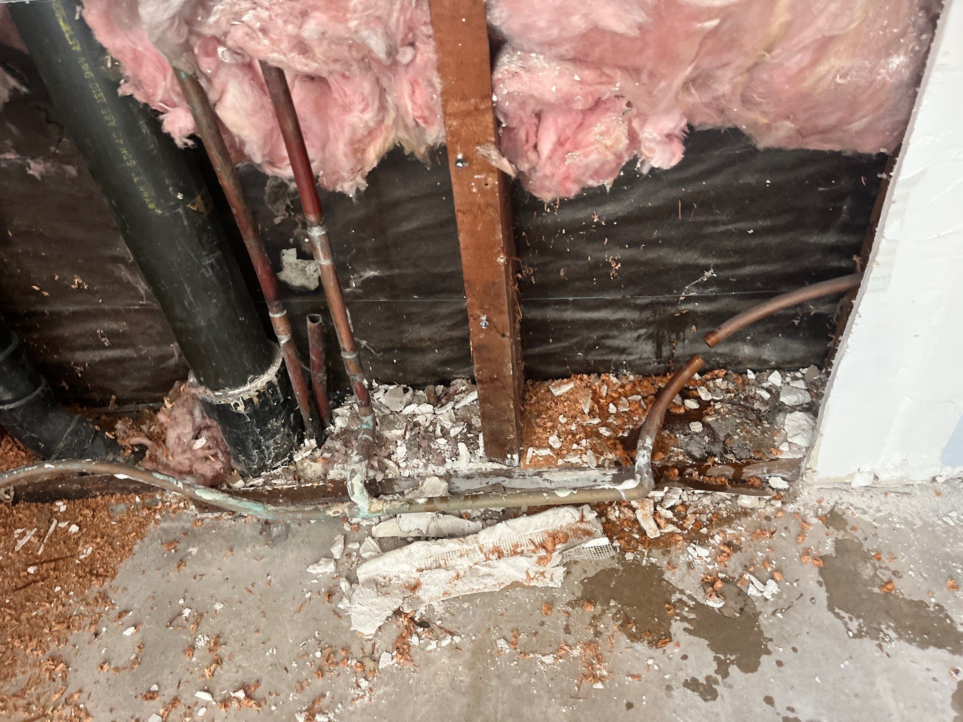 Copper Reduced to Pex by Us Plumbing