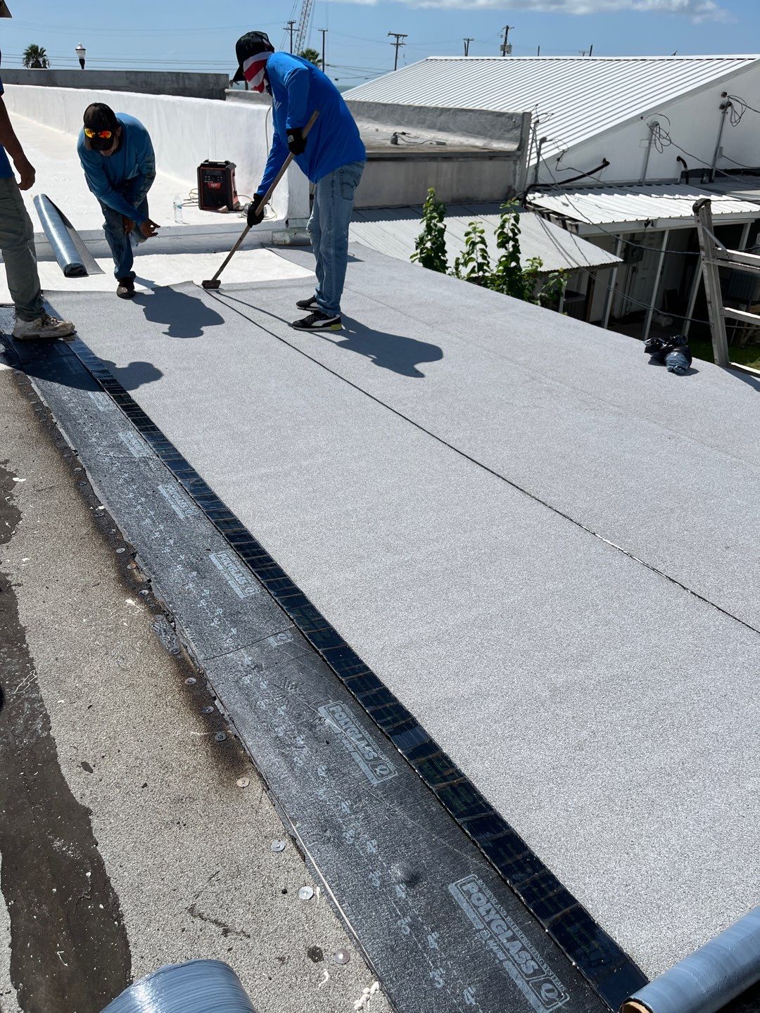 Market Street Coating by Bayfront Roofing and Construction