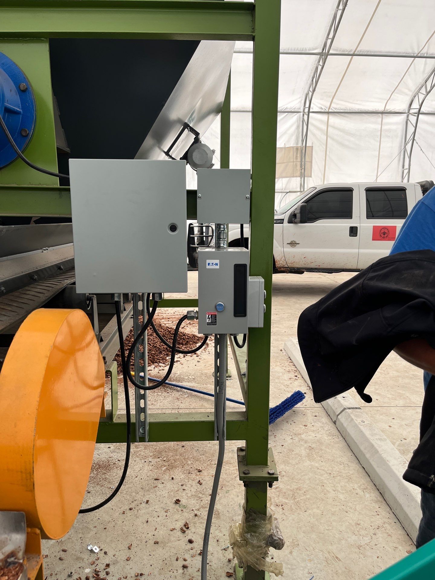 Industrial Mulch Processing Facility by Argent Electric LLC
