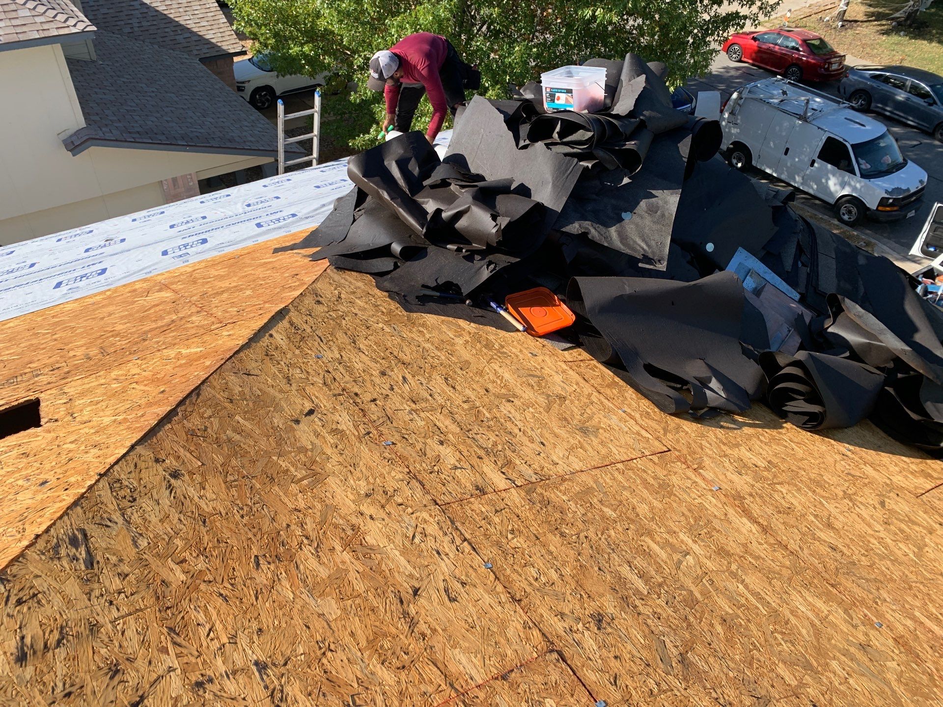 Asphalt Shingle Roof Replacement and Hail Damage Restoration in Hutto by Caliber Restoration LLC