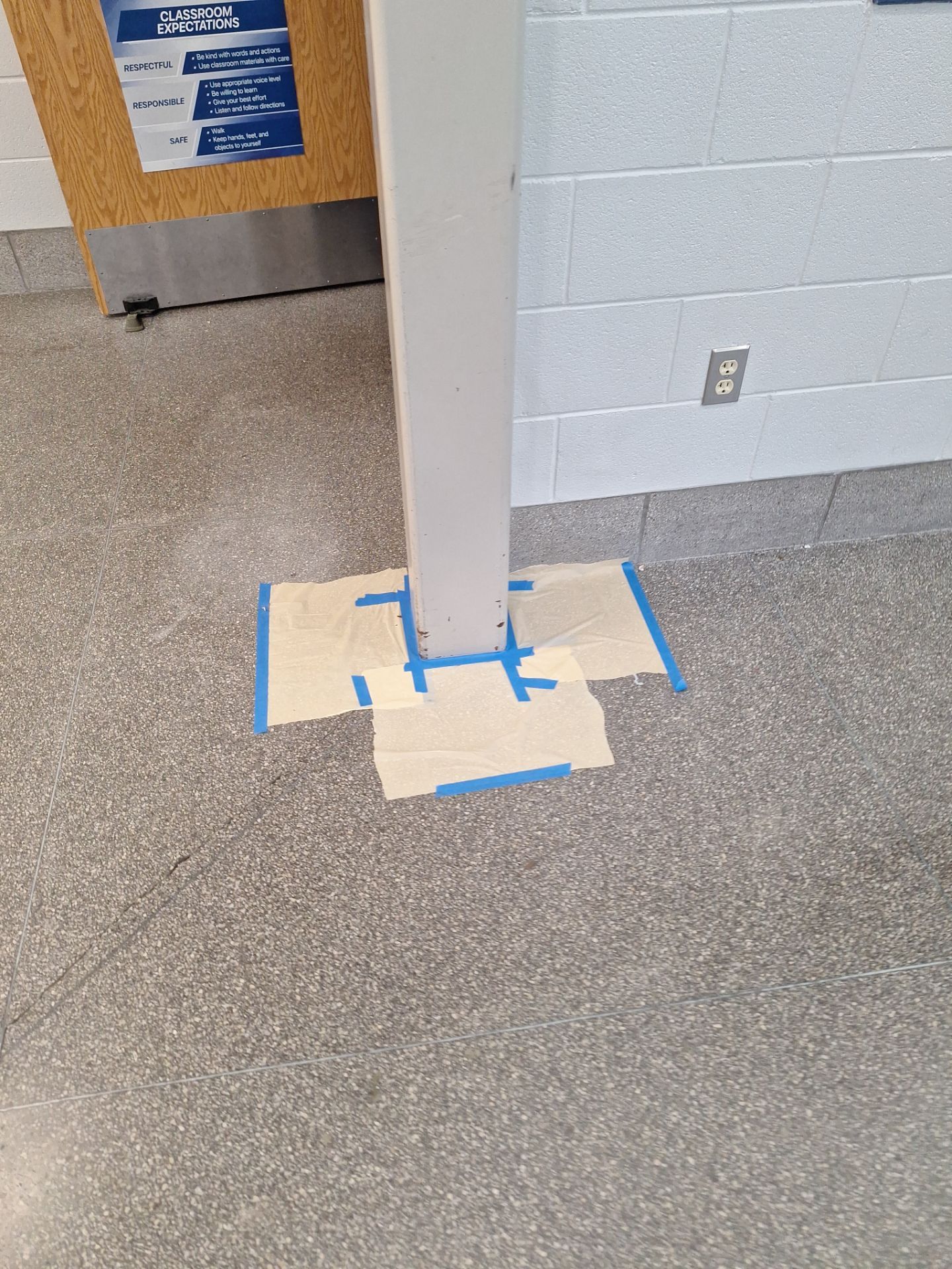 Interior Drywall Patching and repainting for Oakridge School district! by Gordon Painting