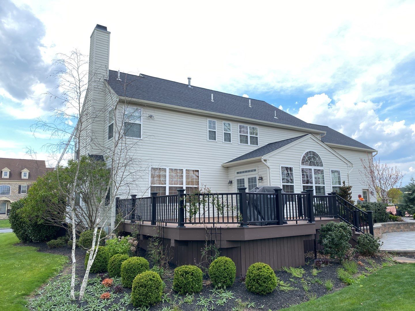 Roofing Installation using CertainTeed Landmark - Moire Black by Storm Guard of Ches-Mont PA
