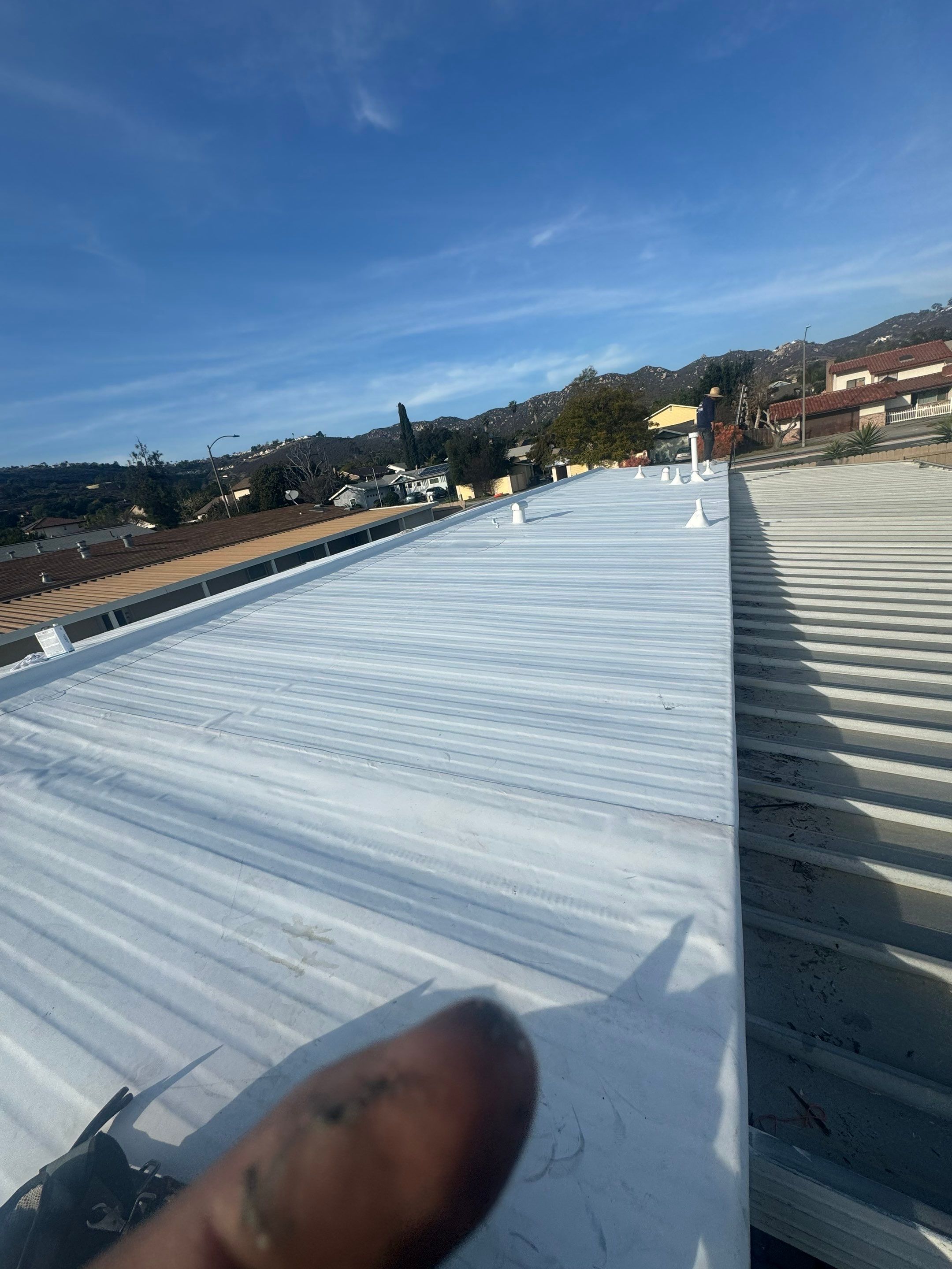 Escondido, CA | Mobile Home Insurance Roof Replacement with Fully Adhered TPO by Zenith Roofing Services