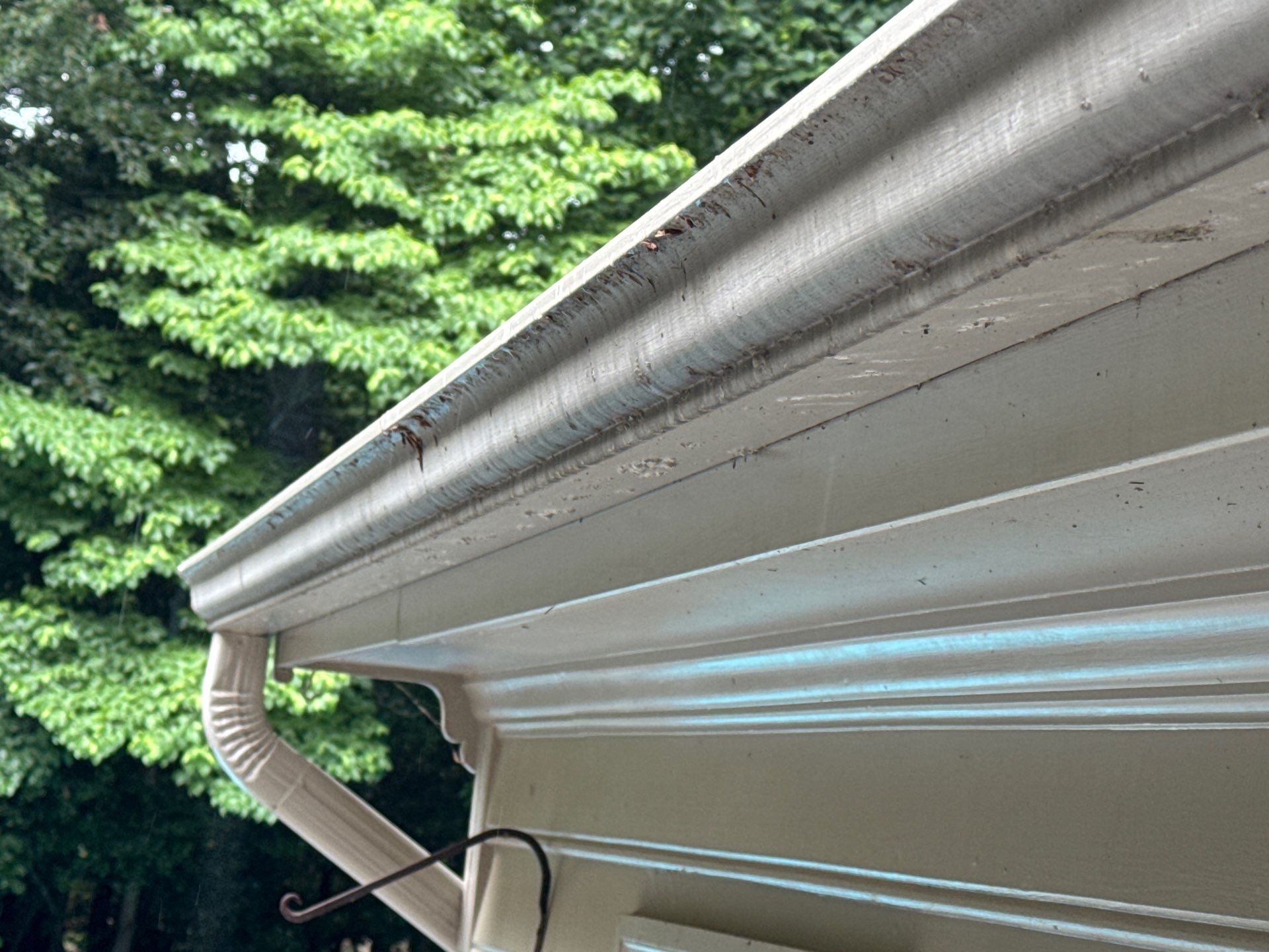 Premium Copper Gutter Replacement and Roof Wash in Midlothian by Cade Construction