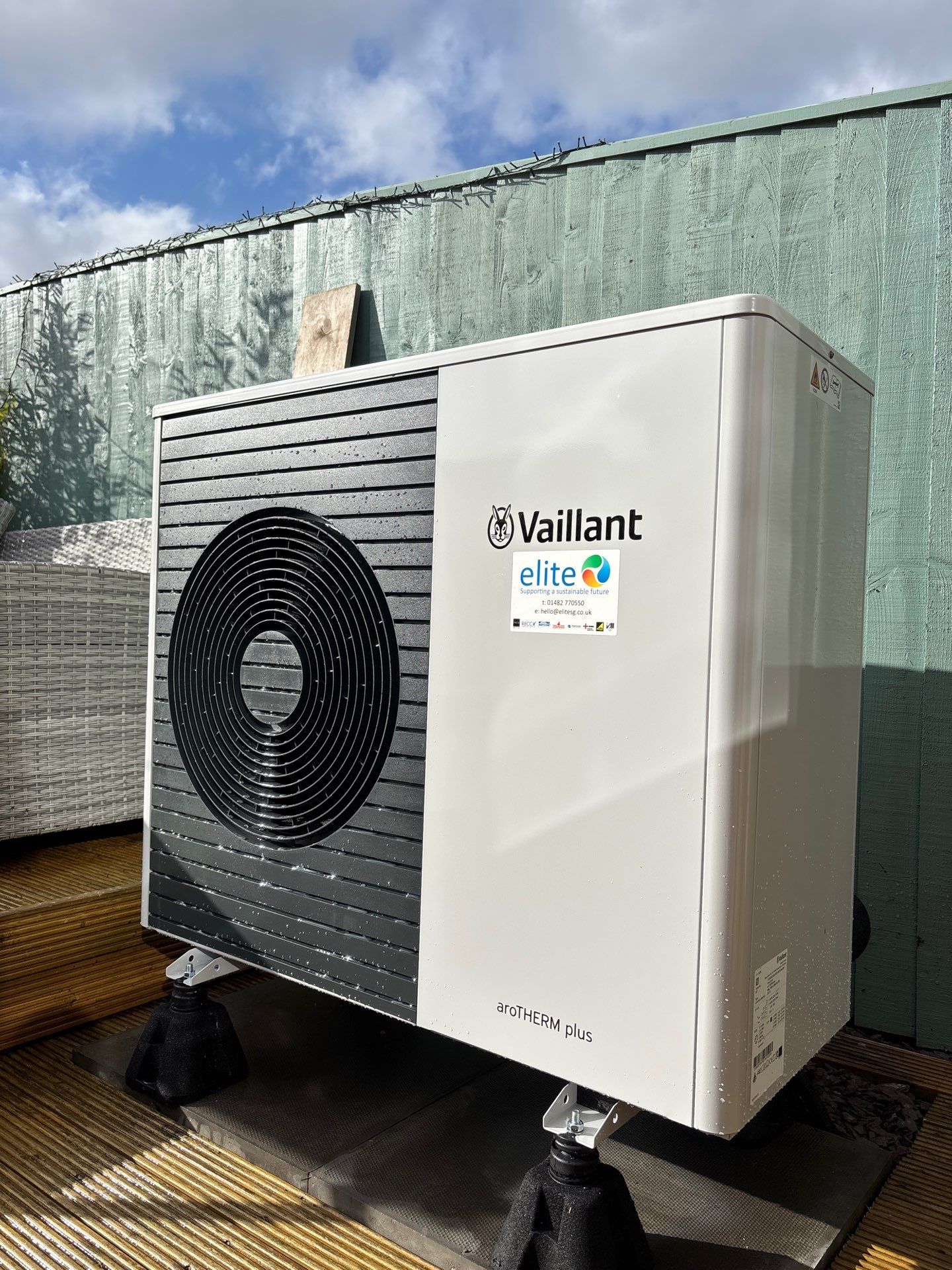 🔥 Another Successful Air Source Heat Pump Installation 🔥 by Elite Services Group Ltd