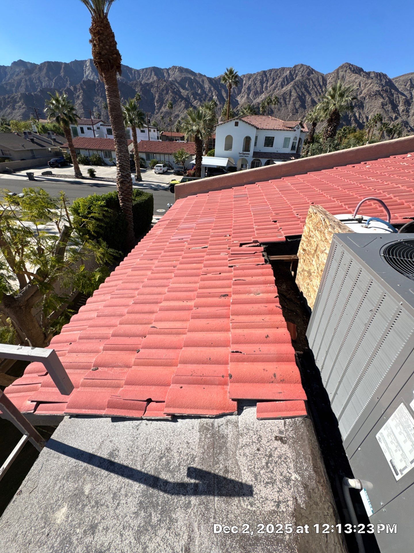 Project in La Quinta by Desert Roof Concepts