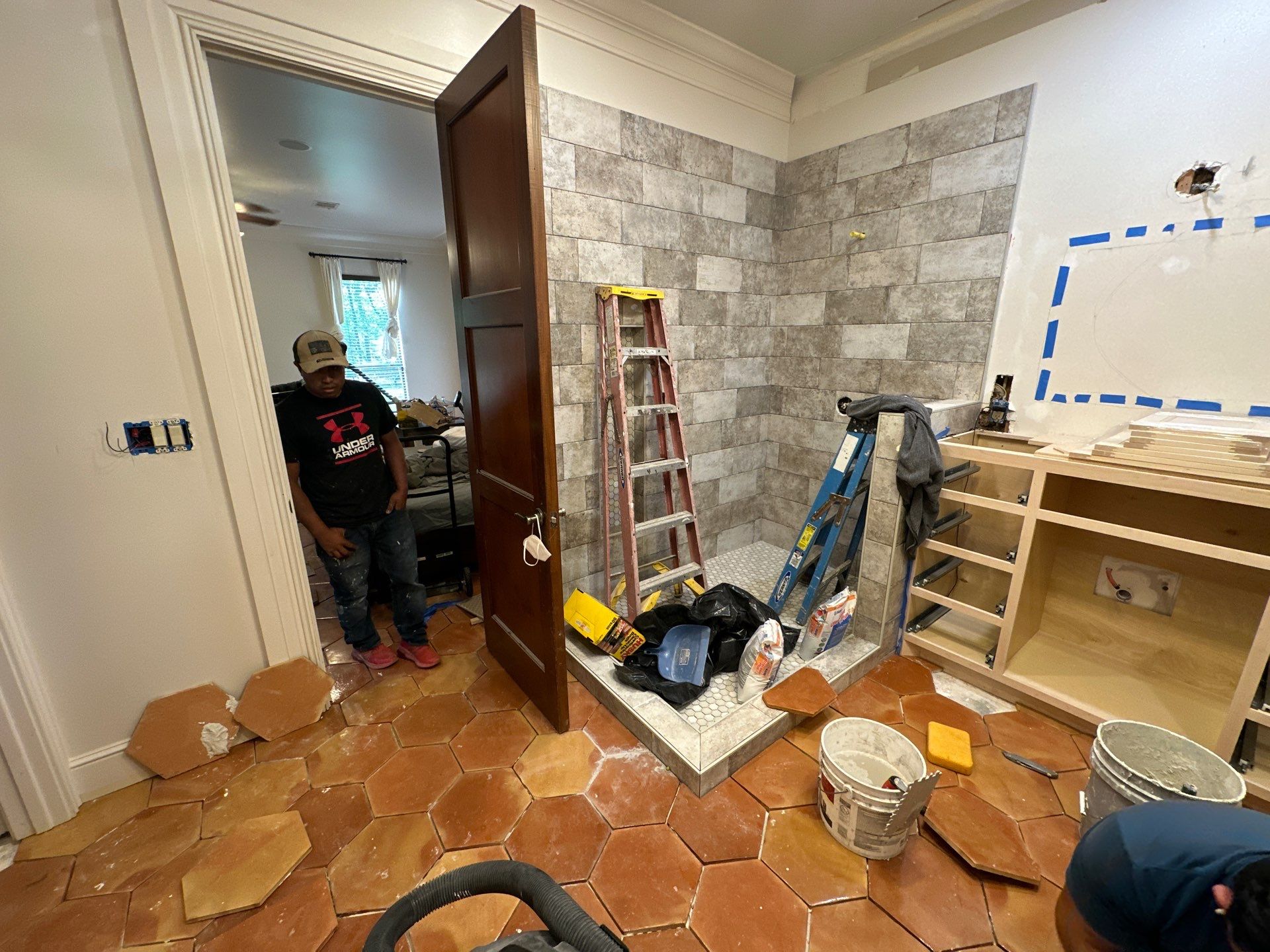 Bathroom Remodel and Flooring in Tomball, TX by SophAlx LLC