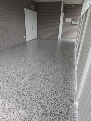 Domino floor coating in Elkhart!