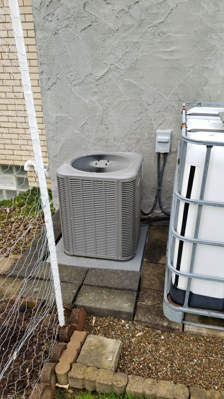 HVAC Heat Pump w/ Dual Fuel Hybrid using Amana S-Series Heat Pump, Amana Modulating Variable 98% efficient Furnace by Sureway Comfort John Wilcox Plumbing Heating Cooling