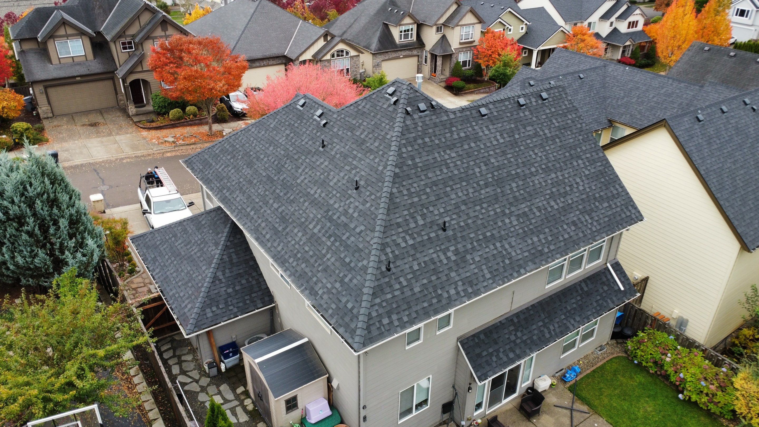 IKO Dynasty Granite Black by Orezona Building & Roofing Company, Inc.