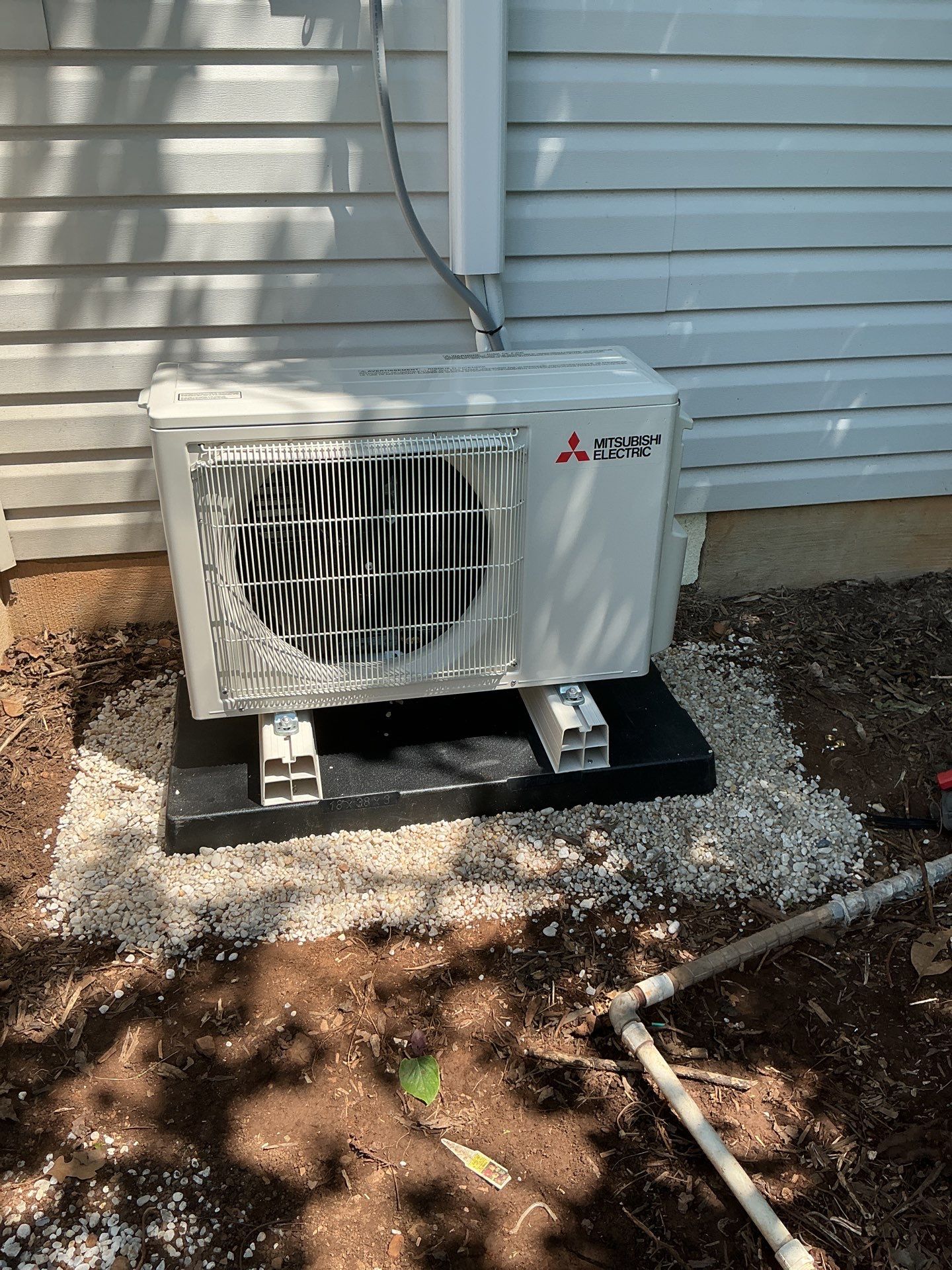 Mitsubishi Mini-Split install in Elkton by Elemental Heating and air conditioning LLC