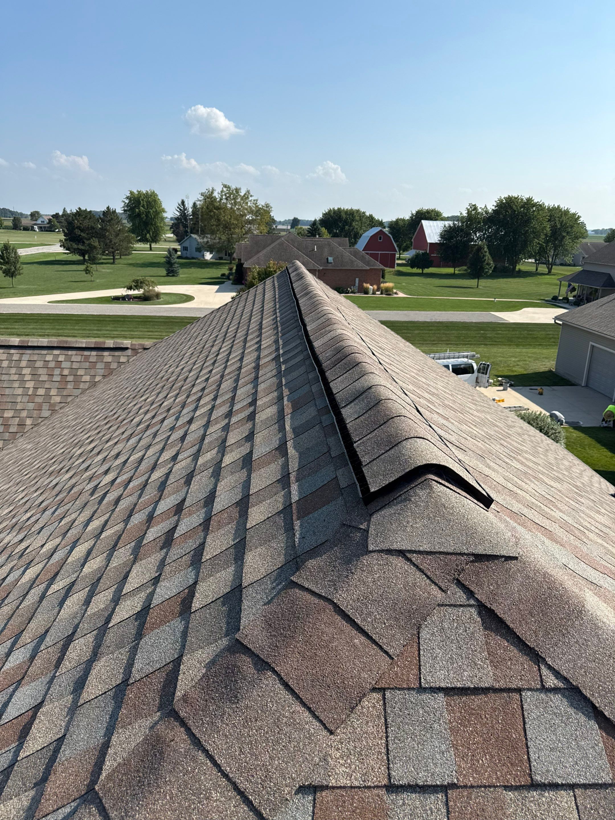 Residential Roofing Installation using GAF HDZ Golden Harvest by Nitro Roofing and Construction