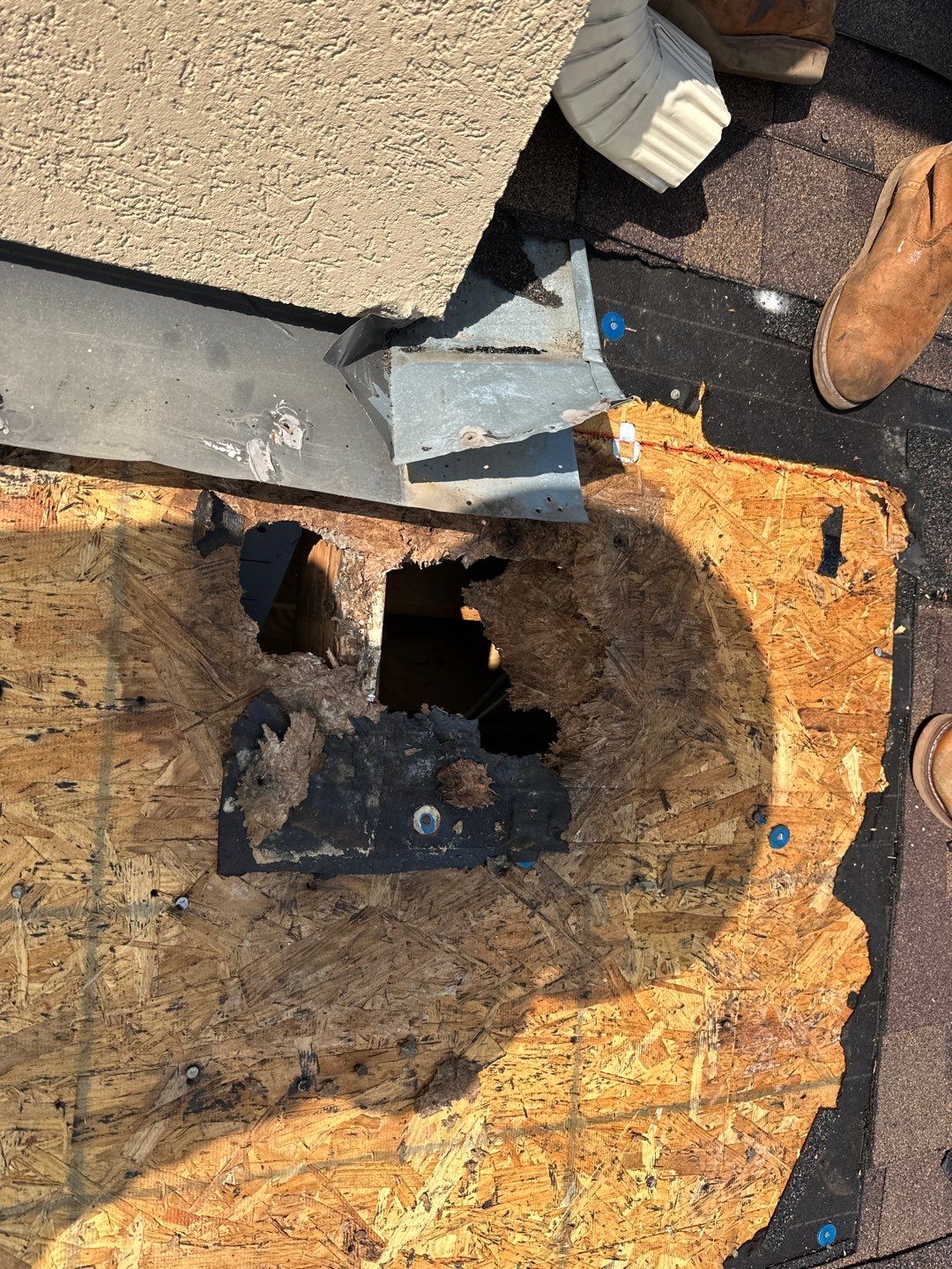 Hail Damage using Owen's Corning Duration (Lifetime) Shingles by Roof Repair Company